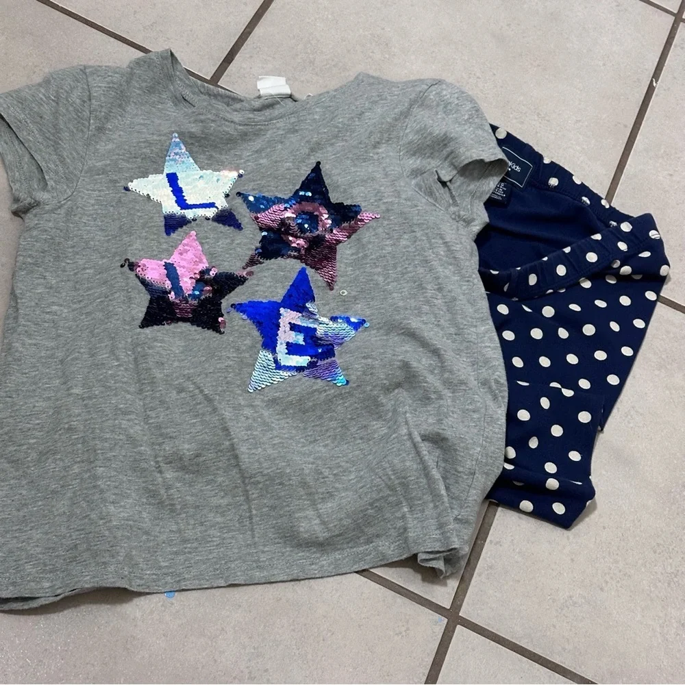 Gap Kids Girls T-shirt & Leggings size M(8).‎